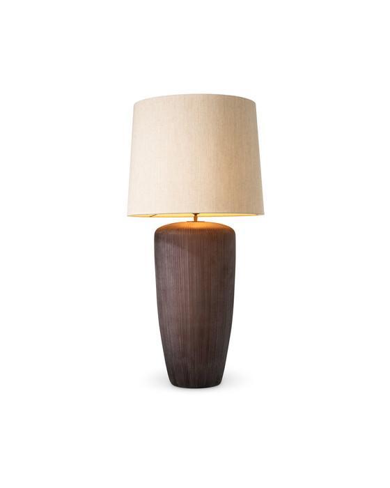 Isandro bordlampe brun