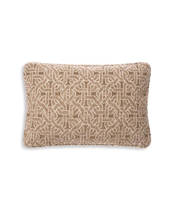 Frieze pyntepute rektangulær frieze jacquard beige