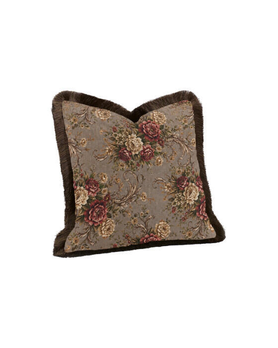 Florienne putetrekk frynser taupe