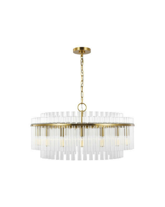 Beckett Chandelier Brass L