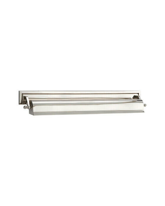 Library 22" Picture Light Polished Nickel OUTLET