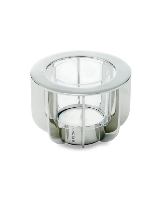 Jazz mini lyslykt i nikkel